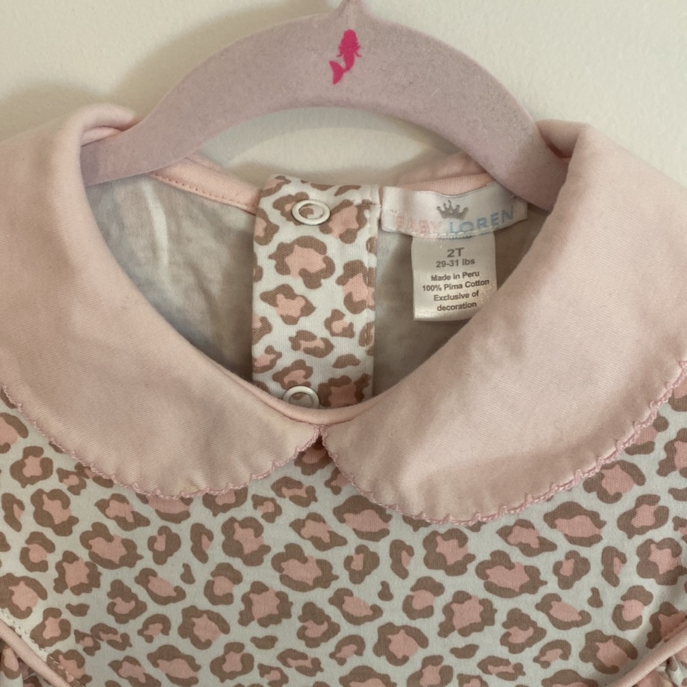 Baby Loren Pink Animal Print Dress. 2T. Brand new w/o tags. - Picture 2 of 4